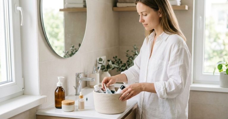 Ma routine beauté minimaliste Pourquoi j'ai supprimé 5 produits de ma salle de bain